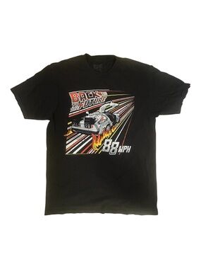 Back to the Future Graphic Tee - Black DeLorean